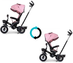 Milly Mally Rowerek Trójkołowy Movi Black-Pink 12