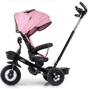 Milly Mally Rowerek Trójkołowy Movi Black-Pink 4