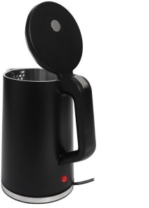 Czajnik Bauerkraft Czajnik elektryczny bezprzewodowy turystyczny 1500 W 1.7 l obrotowy czarny 4