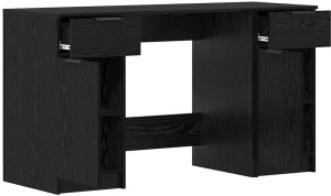 Biurko vidaXL Czarne 133 cm x 50 cm 5