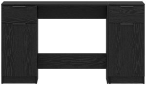 Biurko vidaXL Czarne 133 cm x 50 cm 8