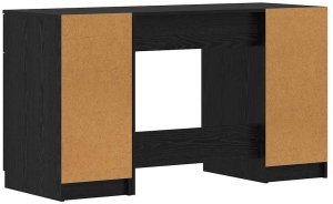 Biurko vidaXL Czarne 133 cm x 50 cm 10