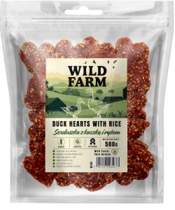 Happy Cat WILD FARM Serduszka z kaczką i ryżem 500g przysmak dla psa 2