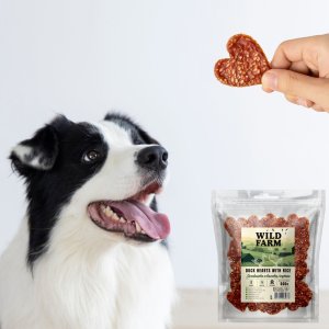 Happy Cat WILD FARM Serduszka z kaczką i ryżem 500g przysmak dla psa 5