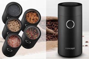 Młynek do kawy czarny KM6001 CONCEPT 11