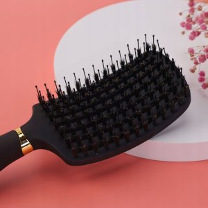 SISTER YOUNG_Ovia Hair Brush szczotka do włosów z włosiem dzika Black 2