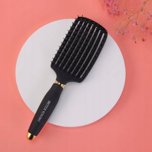 SISTER YOUNG_Ovia Hair Brush szczotka do włosów z włosiem dzika Black 3