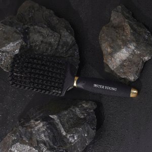 SISTER YOUNG_Ovia Hair Brush szczotka do włosów z włosiem dzika Black 5