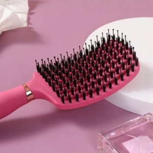 SISTER YOUNG_Ovia Hair Brush szczotka do włosów z włosiem dzika Fuchsia 2