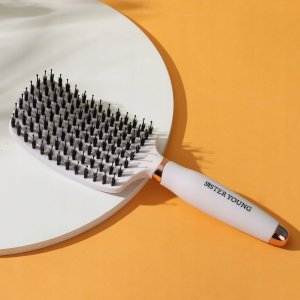 SISTER YOUNG_Ovia Hair Brush szczotka do włosów z włosiem dzika Nude 4