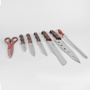 ZESTAW NOŻY KOMPLET 8 ELEMENTÓW NA STOJAKU ZE STOJAKIEM MAESTRO MR-1406 4