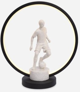 Lampa stołowa Zumaline Młodzieżowa stołowa lampa PIŁKARZ EX04F237U-1 LED 4W czarny biały 2