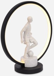 Lampa stołowa Zumaline Młodzieżowa stołowa lampa PIŁKARZ EX04F237U-1 LED 4W czarny biały 3