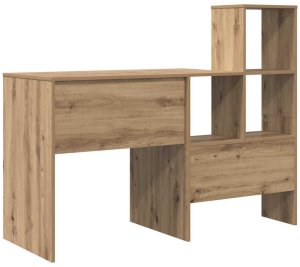 Biurko vidaXL Dąb Artisan 131.5 cm x 50 cm 6