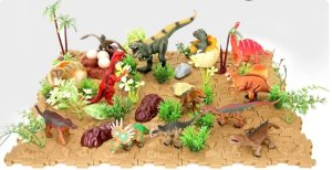 kufer-pasmanteria.pl Puzzle 3D edukacyjne figurki Dinozaury 2