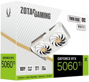ZOTAC GAMING GeForce RTX 5060 Ti 16GB Twin Edge OC GDDR7 3xDP 1xHDMI White Edition 7