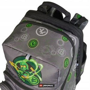 LEGO Ninjago Petersen School Backpack 20209-2501 szary One size 5