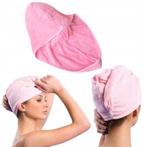 AG23 RĘCZNIK NA GŁOWĘ TURBAN DO WŁOSÓW Z MIKROFIBRY NA MOKRE WŁOSY MIKROFIBRA 4