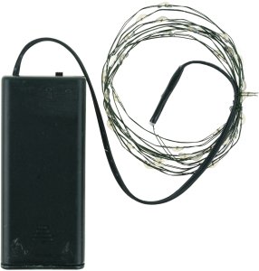 TG73524-1 LAMPKI CHOINKOWE ZIELONY DRUCIK NA BATERIE ZIMNE ŚWIATŁO BIAŁE 40LED 2