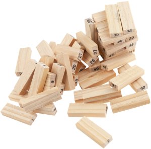 AP64 DREWNIANA GRA CHWIEJĄCA SIĘ WIEŻA TOWARZYSKA GRA KLOCKI DREWNIANE 7