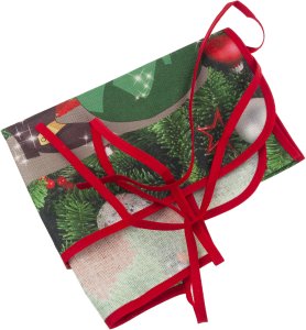 TG76546 FARTUCH FARTUSZEK KUCHENNY WZÓR MOTYW ŚWIĄTECZNY PREZENT ŚWIĘTA MIKOŁAJ 4