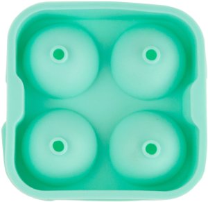 TG56244 FOREMKA FORMA do ogromnych KOSTEK LODU SILIKONOWA KULE 5CM x4 do Whisky 13