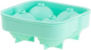 TG56244 FOREMKA FORMA do ogromnych KOSTEK LODU SILIKONOWA KULE 5CM x4 do Whisky 4