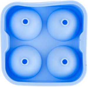 TG56244 FOREMKA FORMA do ogromnych KOSTEK LODU SILIKONOWA KULE 5CM x4 do Whisky 5