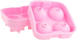 TG56244 FOREMKA FORMA do ogromnych KOSTEK LODU SILIKONOWA KULE 5CM x4 do Whisky 10