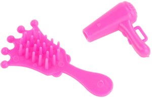 TG71060 LALKA Z AKCESORIAMI GARDEROBA UBRANIA DODATKI LUSTRO KRZESŁO SUSZARKA UBRANIA 11