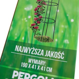 PERG-N0309 PERGOLA OGRODOWA KOLUMNOWA KOLUMNA SŁUP NA RÓŻE KWIATY pnące 190 cm 6