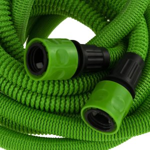 TG56039 WĄŻ OGRODOWY ROZCIĄGLIWY ELASTYCZNY Z PISTOLETEM 22,5 M PODLEWANIA ZŁĄCZKI 8