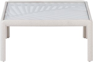 Stolik ogrodowy 69 x 69 cm jasnobeżowy FERRETTI 9