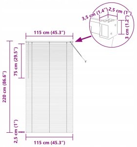 Żaluzja okienna z zasłonami ręczne Srebrny Aluminium Lumarko! 13