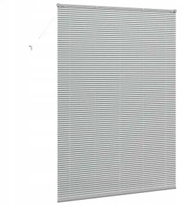 Żaluzja okienna z zasłonami ręczne Srebrny Aluminium Lumarko! 7