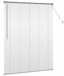 vidaXL Żaluzja okienna z zasłonami ręczne ciemno szary Aluminium Lumarko 6