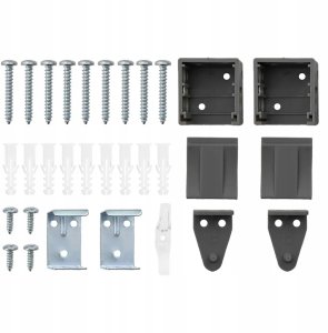 vidaXL Żaluzja okienna z zasłonami ręczne ciemno szary Aluminium Lumarko 9