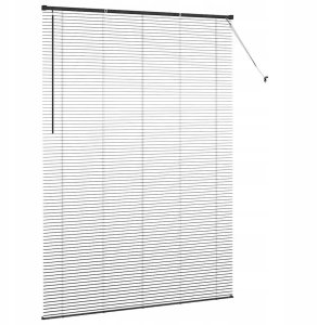 Żaluzja okienna z zasłonami Czarny Aluminium Lumarko! 6