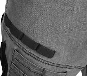 Neo Spodnie robocze DENIM, wzmocnienia Oxford, szare, rozmiar L 6