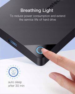 Inateck Festplattengehäuse 2,5" USB 3.0 SATA HDD und SSD 6