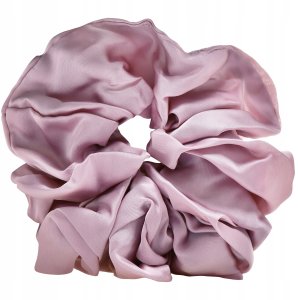 SISTER YOUNG_Lilu satynowa gumka do włosów scrunchie Pink 2