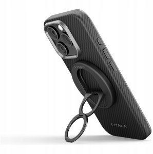 Uchwyt magnetyczny PITAKA MagEZ Grip 3 MagSafe do telefonu czarno szary 2