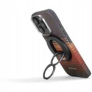 Uchwyt magnetyczny PITAKA MagEZ Grip 3 MagSafe do telefonu sunset 9