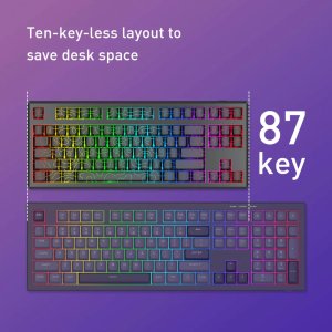 Klawiatura Redragon K737 Uranus Pro Silky Frost Linear Switch (K737B-RGB-PRO) 6