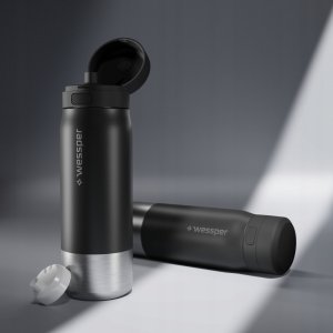 Wessper Butelka filtrująca B2 STAINLESS STEEL Actitex™ 700ml Black (WES276-700-BK_K) 4