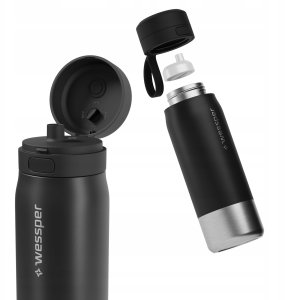 Wessper Butelka filtrująca B2 STAINLESS STEEL Actitex™ 700ml Black (WES276-700-BK_K) 6