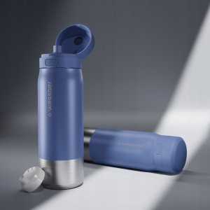 Wessper Butelka filtrująca B2 STAINLESS STEEL Actitex™ 700ml Blue (WES276-700-BL_K) 4