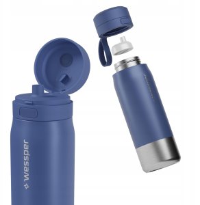 Wessper Butelka filtrująca B2 STAINLESS STEEL Actitex™ 700ml Blue (WES276-700-BL_K) 6