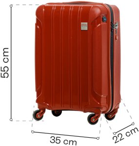 Walizka kabinowa SwissBags Tourist 55 cm czerwony Uniwersalny 6