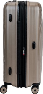 Średnia walizka SwissBags Echo 67 cm szampański Uniwersalny 7